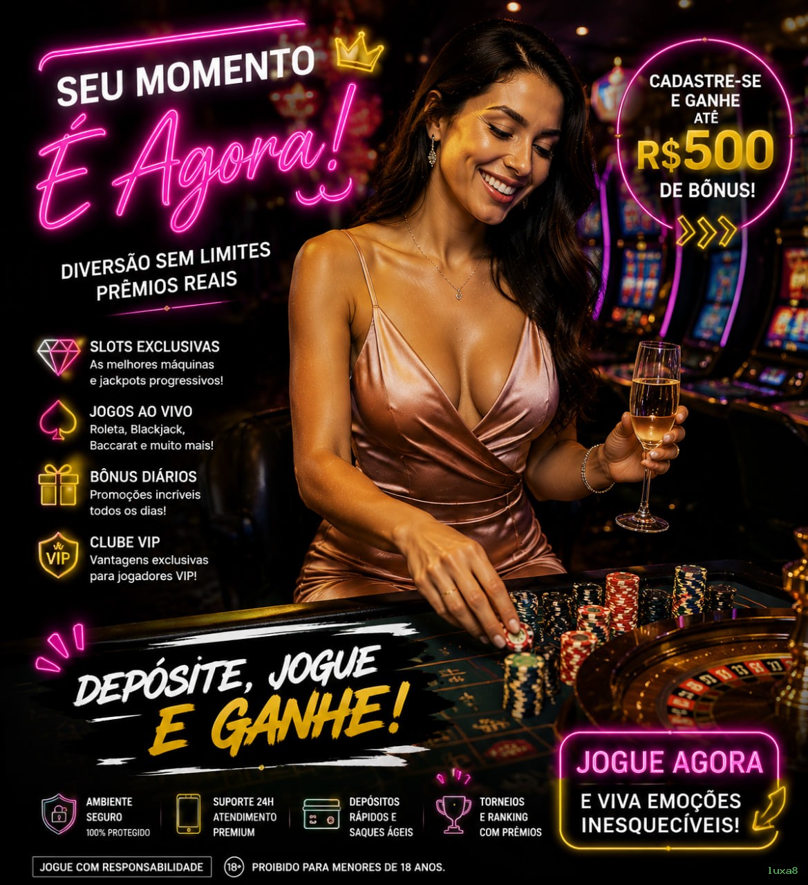 Slots com prêmios luxa8